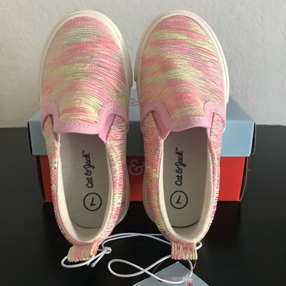 Cat & Jack Pink/Keagan Slip-On Shoes
